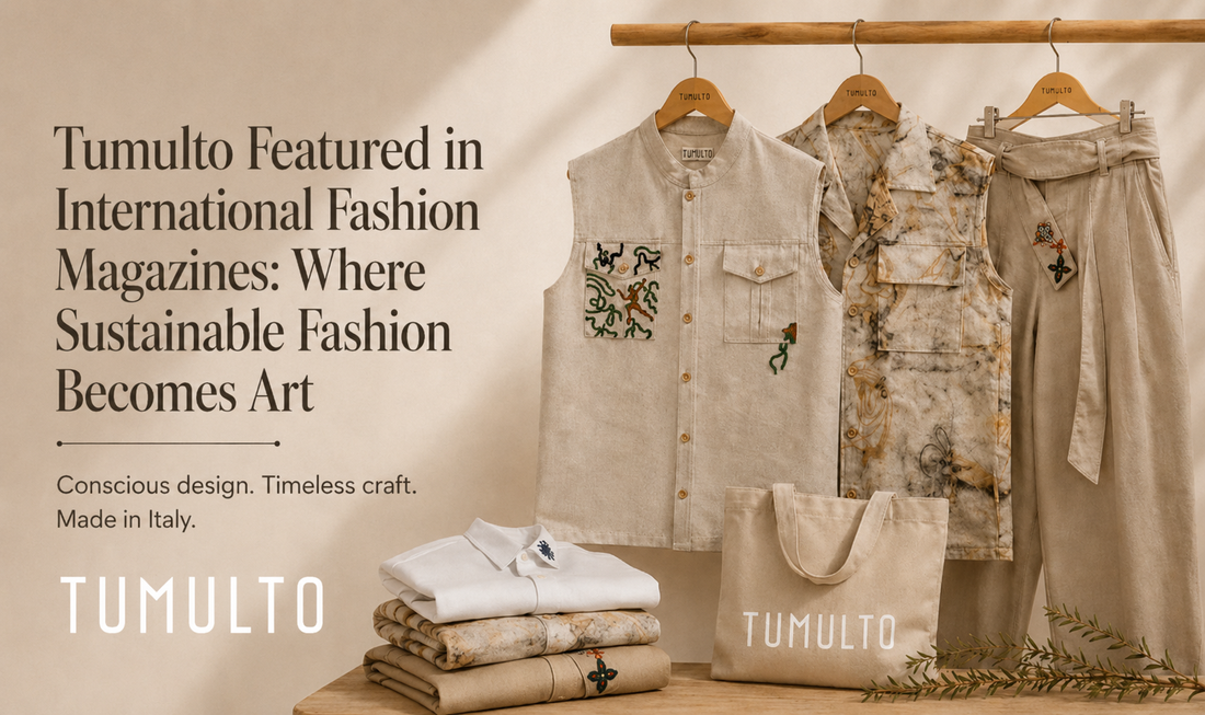 Tumulto Featured in International Fashion Magazines: Where Sustainable Fashion Becomes Art