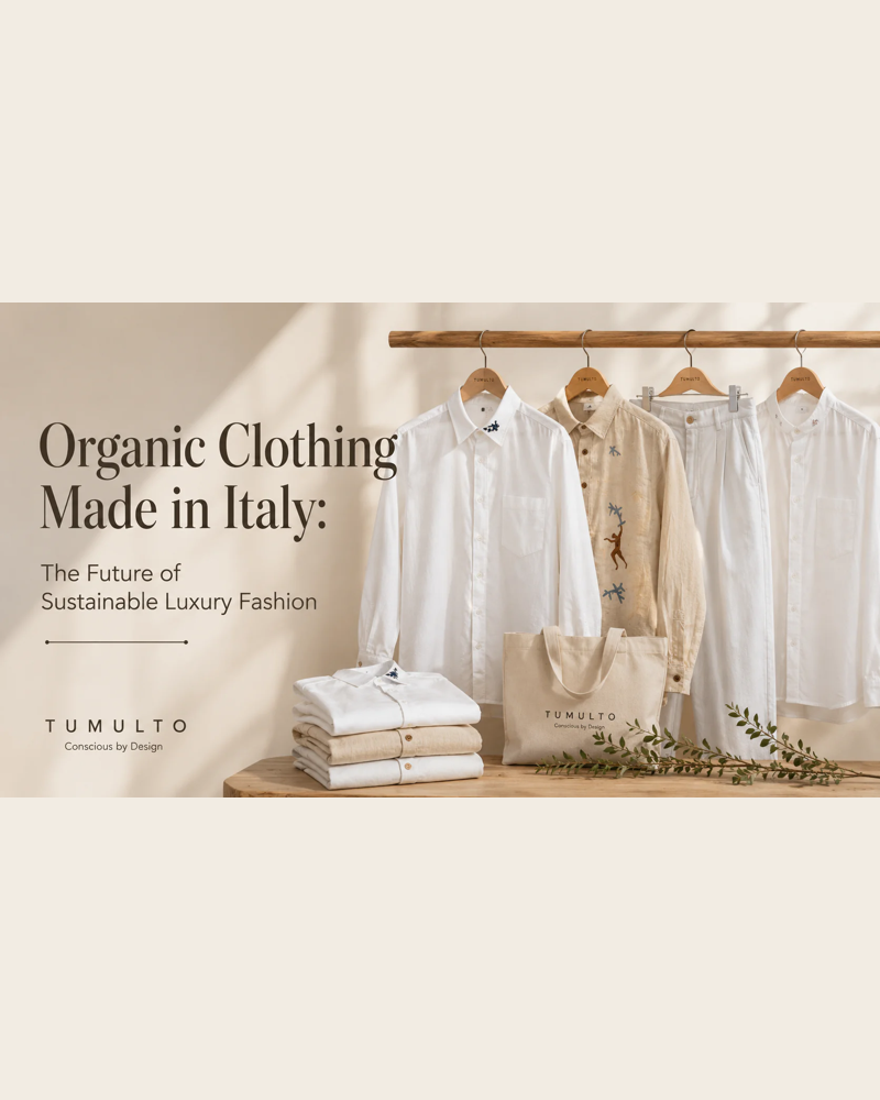 Organic Clothing Made in Italy: The Future of Sustainable Luxury Fashion