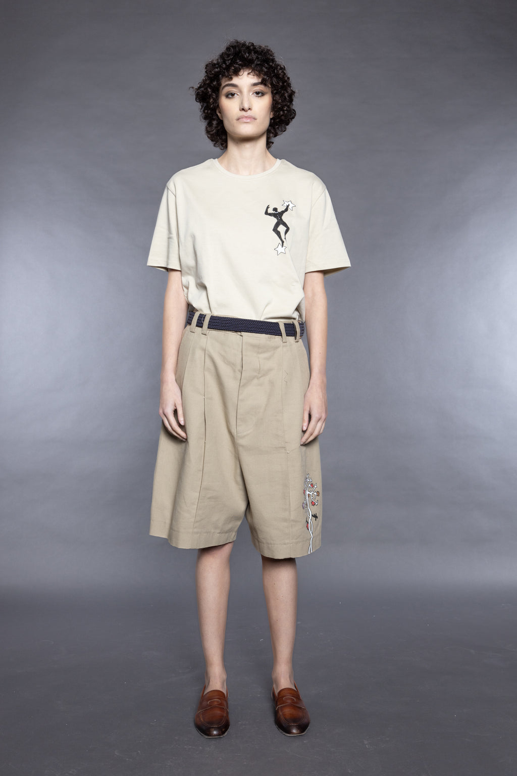 Bermuda Shorts in Khaki