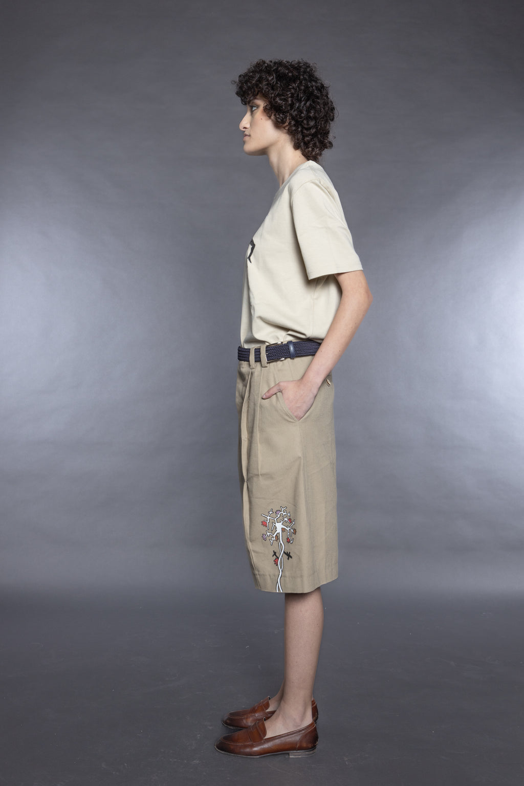 Bermuda Shorts in Khaki