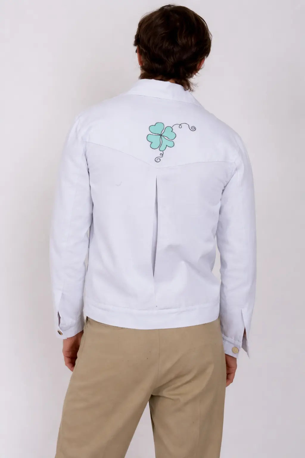 Grass Jacket handcrafted artisanal menswear textured utility jacket Tumulto
