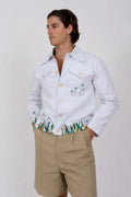 Grass Jacket handcrafted artisanal menswear textured utility jacket Tumulto