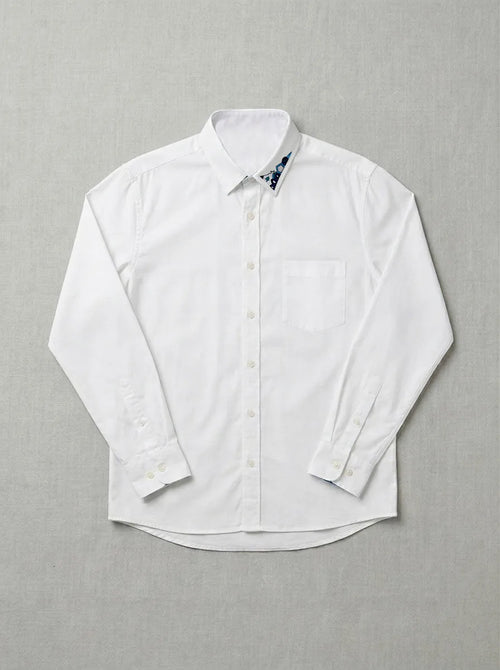 Handcrafted Hills Shirt textured sustainable menswear by Tumulto