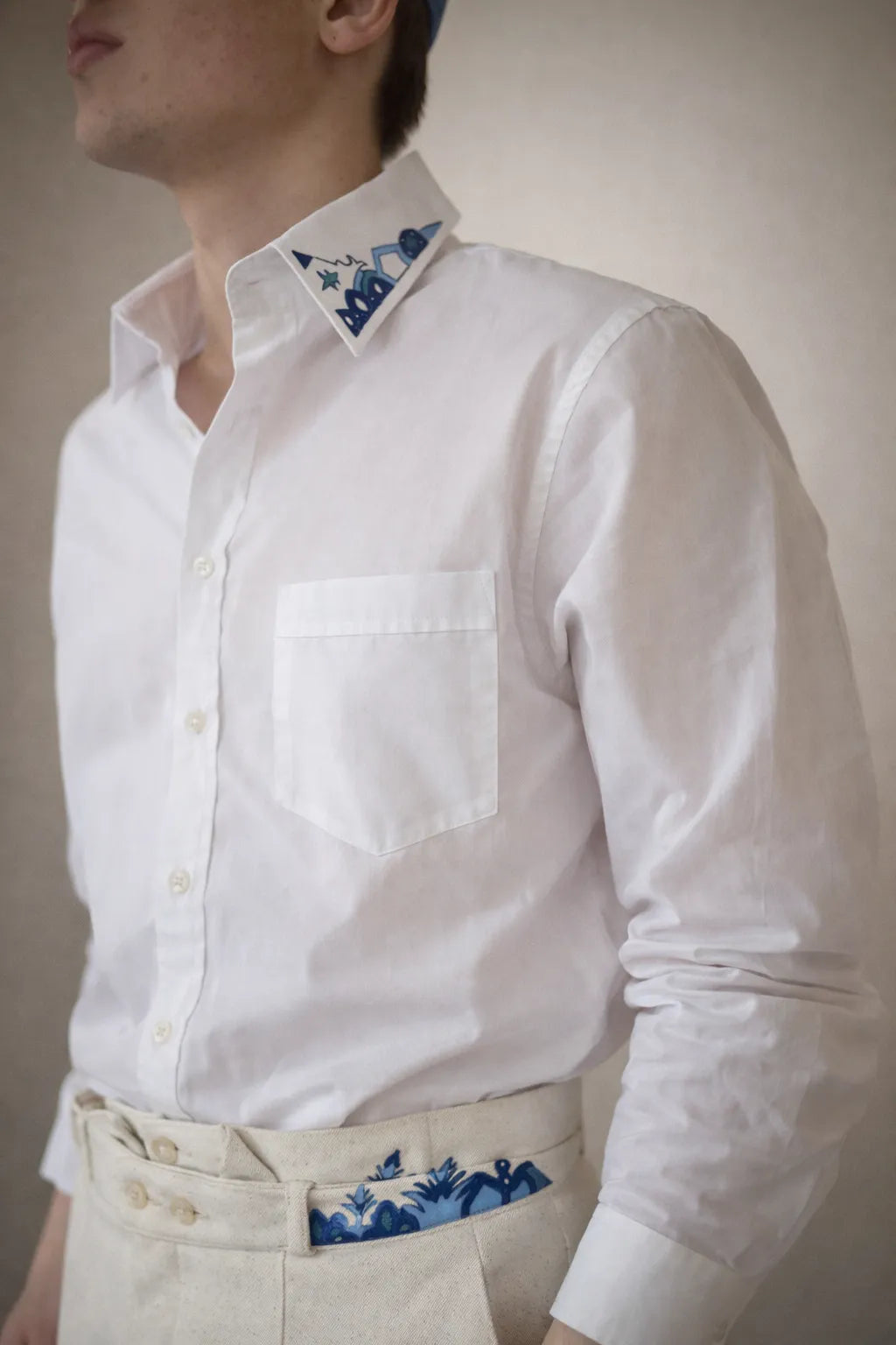 Limited edition textured Hills Shirt ethical fashion design