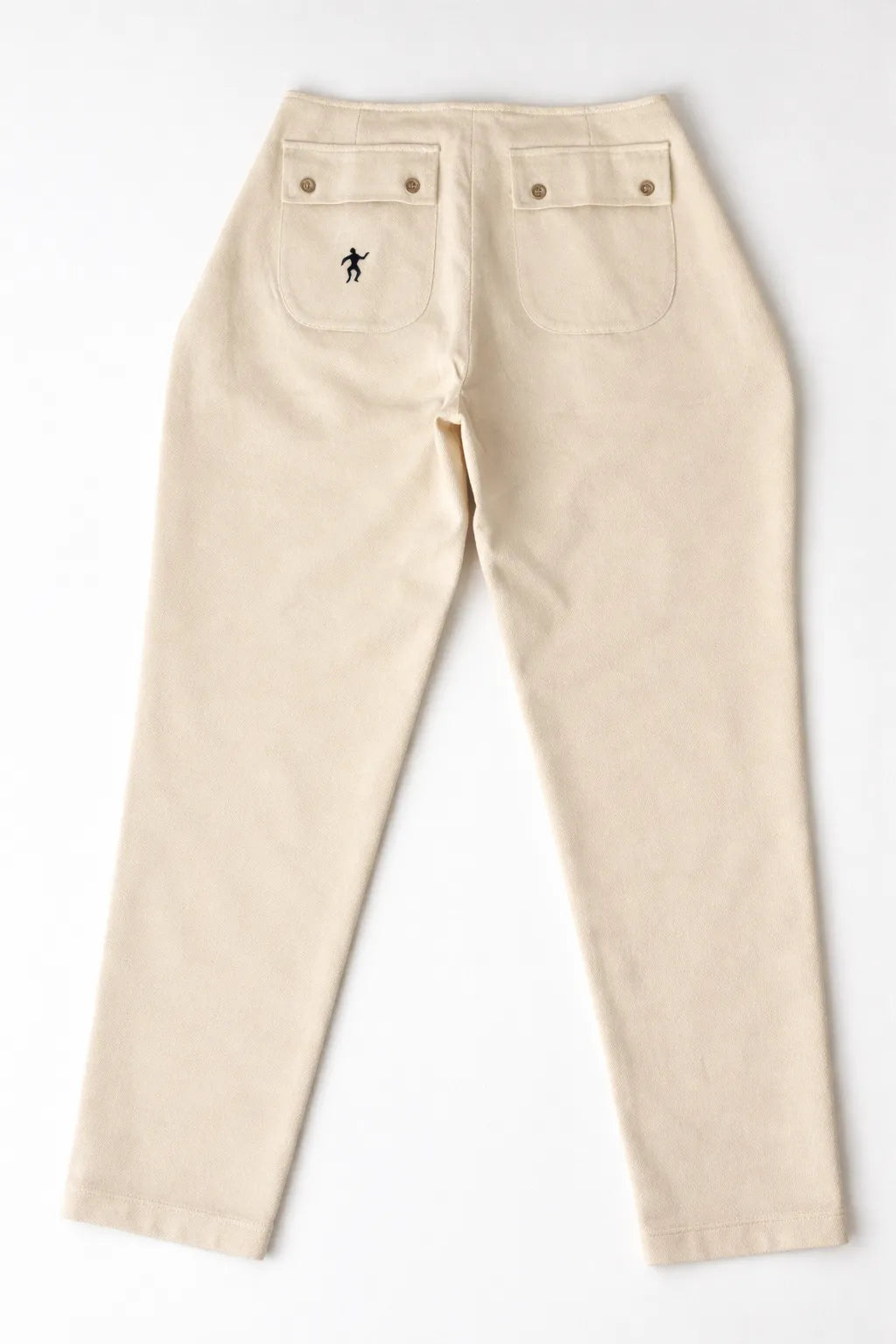 modern sustainable fashion trousers handcrafted textured garment by Tumulto