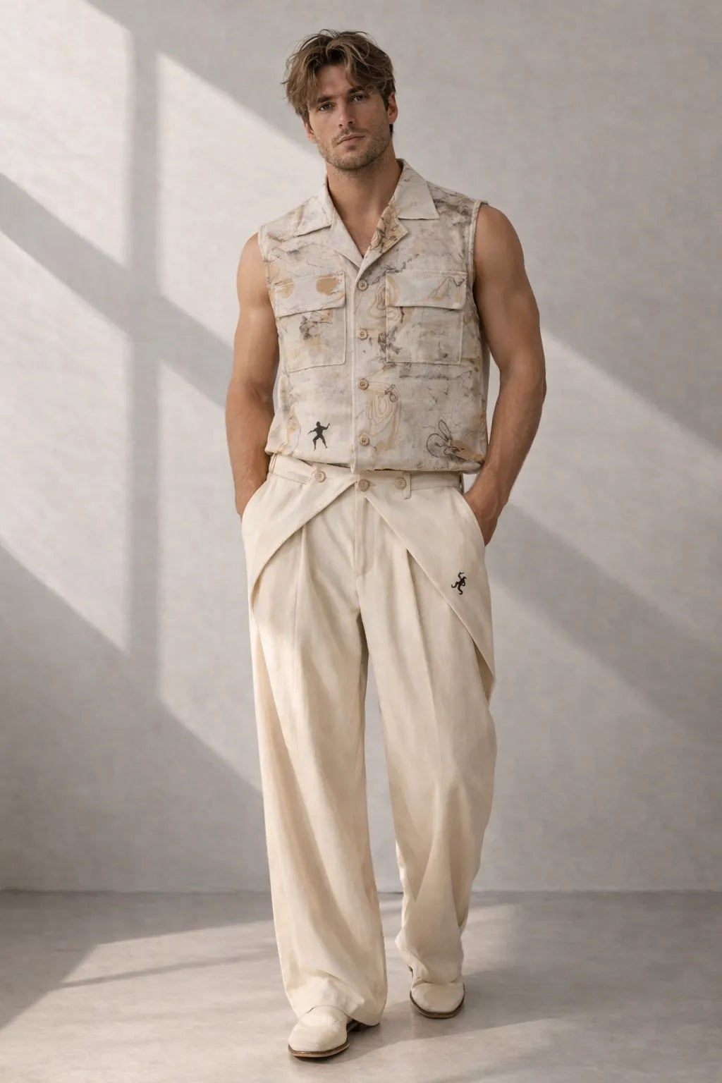 experimental design textured trousers artisanal menswear limited edition fashion