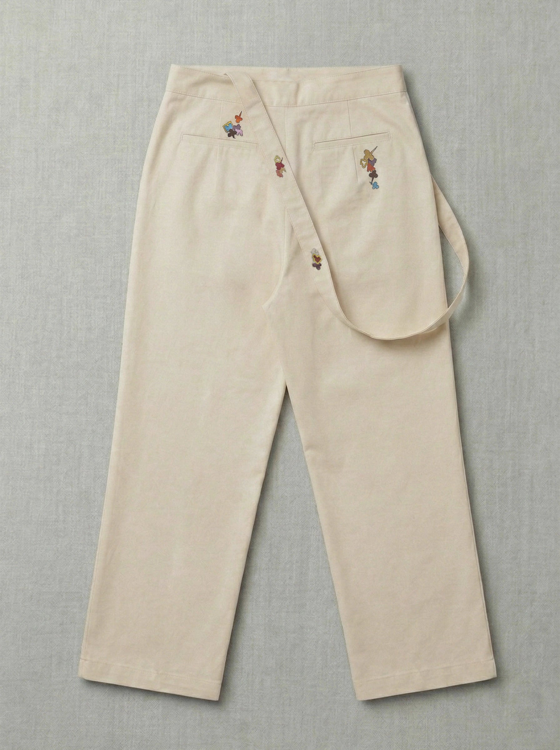 Contemporary artisanal outfit featuring Puzzle Slacks sustainable handmade menswear by Tumulto