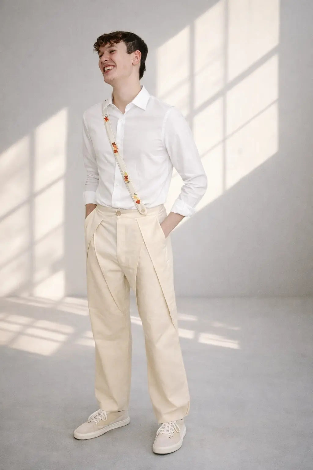 Puzzle Slacks sustainable handmade menswear by Tumulto