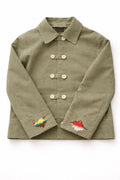 Volcano Jacket handmade textured artisanal menswear by Tumulto sustainable fashion brand