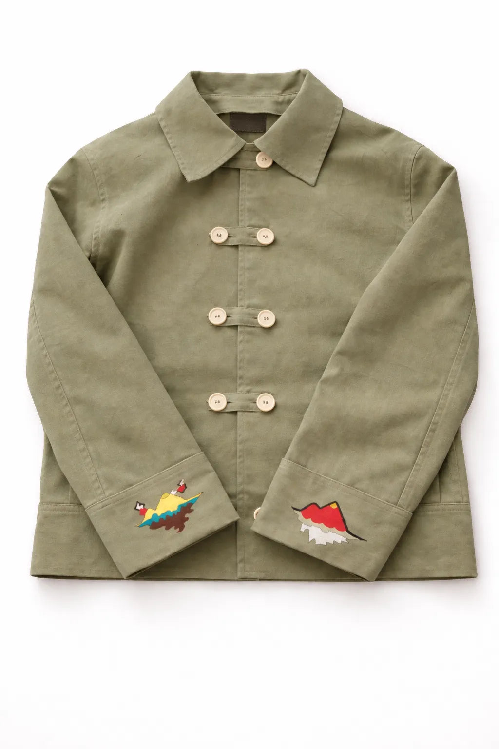 Volcano Jacket handmade textured artisanal menswear by Tumulto sustainable fashion brand