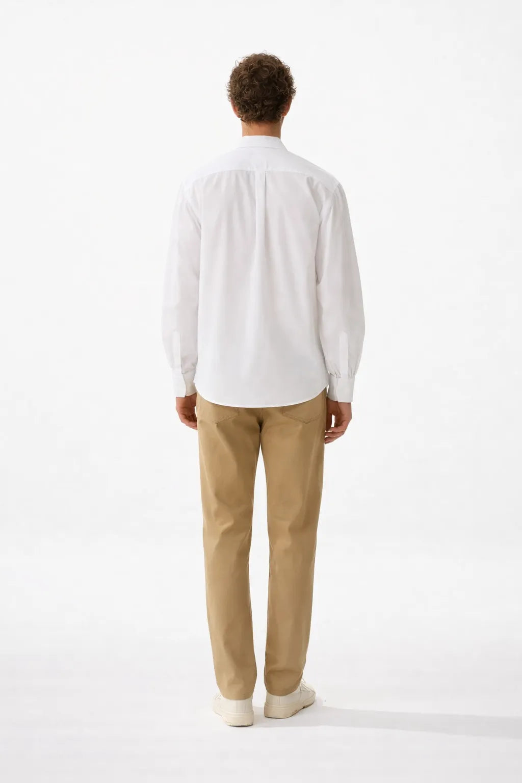 Artisanal wide sleeve shirt made from eco-conscious materials modern menswear