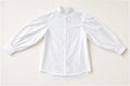 Wide sleeve shirt handmade textured menswear by Tumulto sustainable fashion brand